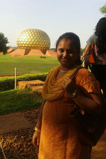 Neha Visiting Auroville