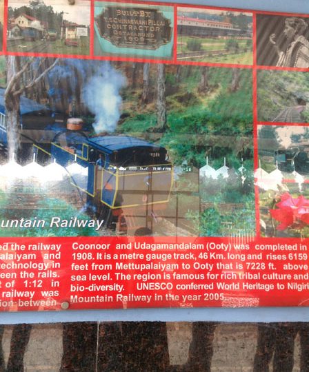 On the way to Ooty Toy Train
