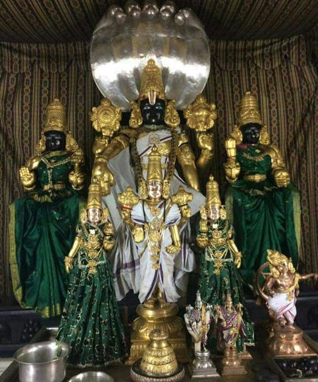 Perumal Sannithi in a temple