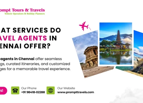 What services are offered by travel agents in Chennai?